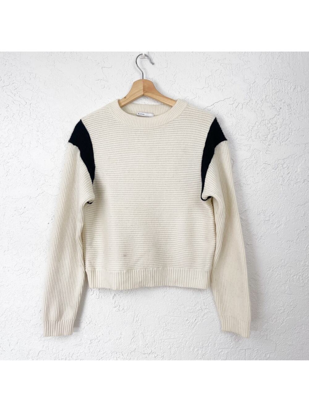 Baldwin | Cream Wool Cashmere Sweater